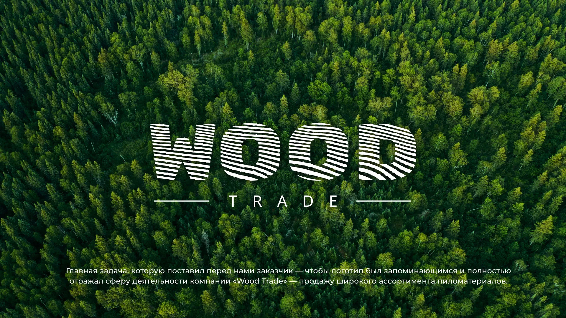Разработка логотипа для компании «Wood Trade» в Похвистнево